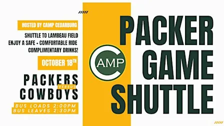 CAMP CEDARBURG SHUTTLE | PACKERS VS COWBOYS | 10.18
