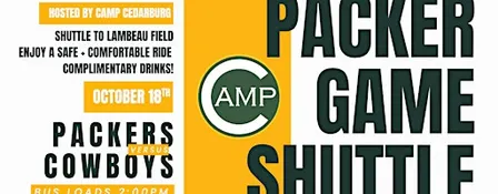 CAMP CEDARBURG SHUTTLE | PACKERS VS COWBOYS | 10.18