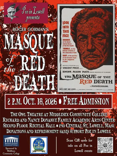 Poe in Lowell presents 'Masque of the Red Death'