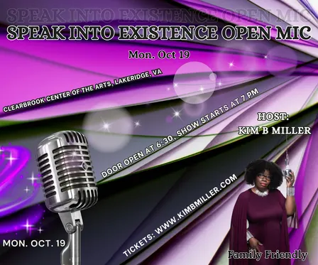 Speak Into Existence Open Mic (Oct.)