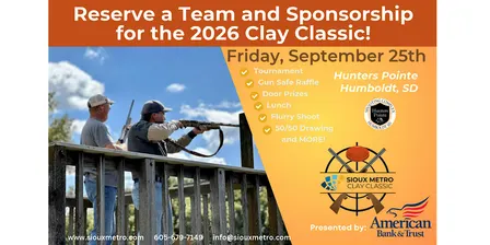 2026 Sioux Metro Clay Classic: Presented by American Bank & Trust