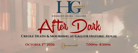 After Dark: Creole Death & Mourning Tour at Gallier House - Oct 3rd