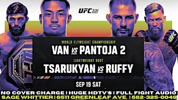 UFC 331 Watch Party: Van vs. Pantoja 2 | Sage Whittier