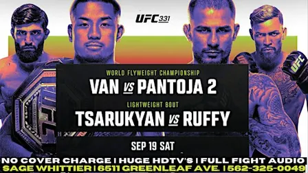 UFC 331 Watch Party: Van vs. Pantoja 2 | Sage Whittier