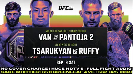 UFC 331 Watch Party: Van vs. Pantoja 2 | Sage Whittier