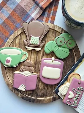 Cozy Book Sugar Cookie Decorating Class
