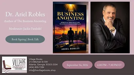 Book Signing and Author Talk with Dr. Ariel Robles