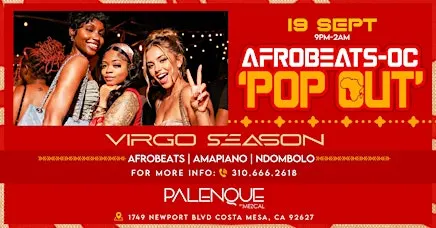 AFROBEATS-OC SEPT 19TH