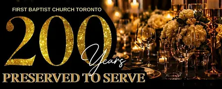 FBC 200th Anniversary Banquet