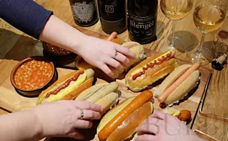 The Tuesday Table "Hot Dog & Wine Pairing"