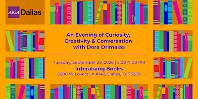An Evening of Curiosity, Creativity & Conversation with Dora Drimalas