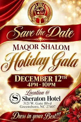 Maqor Shalom Holiday Gala