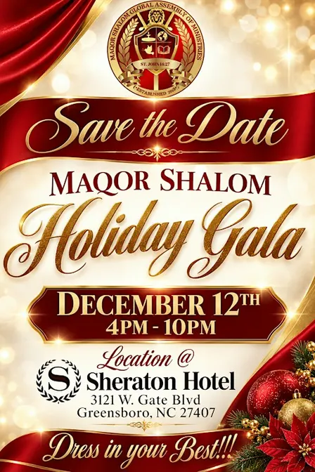 Maqor Shalom Holiday Gala