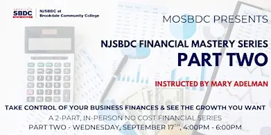 NJSBDC Financial Mastery Series - Part 2