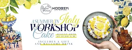 VERANO EN ITALIA: WORKSHOP CAKE