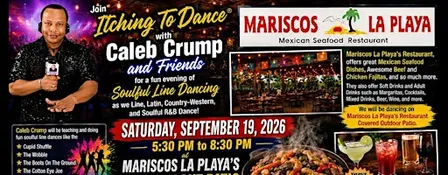 Line Dancing With Itching To Dance®  Caleb Crump & Friends Sat.Sept 19,2026