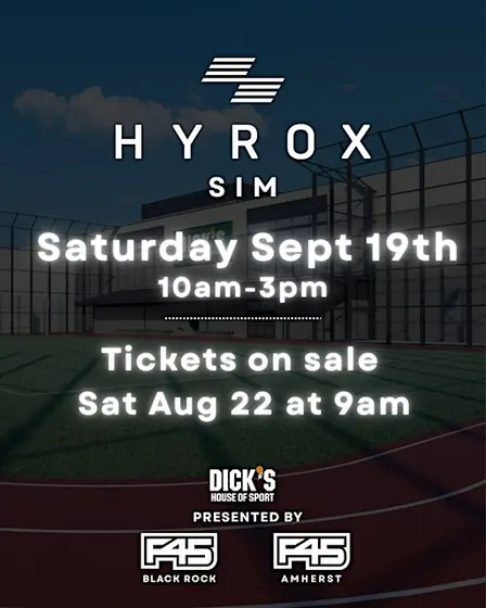 Hyrox Sim- Presented by F45 Black Rock & F45 Amherst