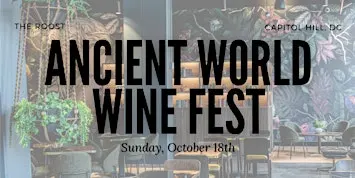 The Roost Ancient World Wine Fest