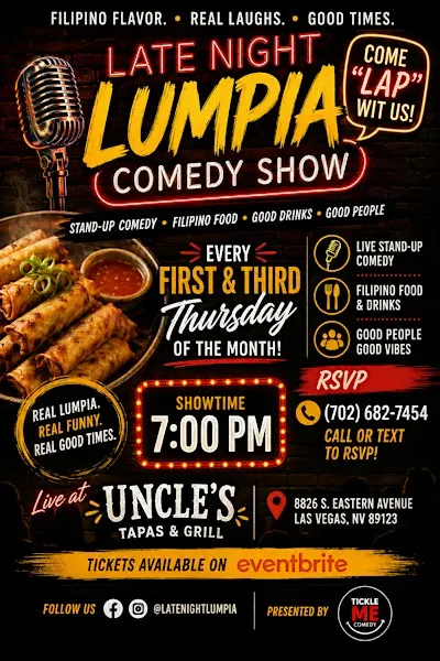 Late Night Lumpia Comedy Show - Come "Lap" Wit Us!