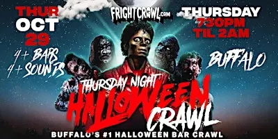 The Fright Crawl | Buffalo Halloween Bar Crawl 2026 | Thurs, Oct. 29