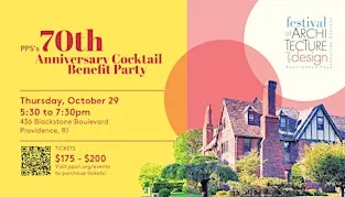 PPS’s 70th Anniversary Cocktail Benefit Party