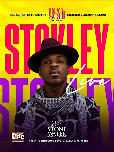 STOKLEY!! LIVE AT NEO SOUL SUNDAYS @ STONE WATER