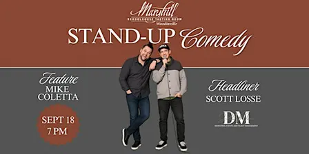 Stand-Up Comedy with Scott Losse feat Mike Coletta @ Maryhill Winery