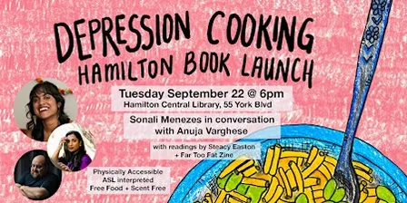 Depression Cooking Hamilton Book Launch