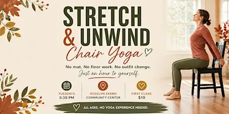 Stretch and Unwind: Chair Yoga • 8-week Fall Session