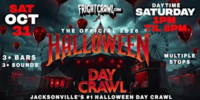 The Fright Crawl | Jacksonville Halloween Day Bar Crawl 2026 | Sat, Oct 31