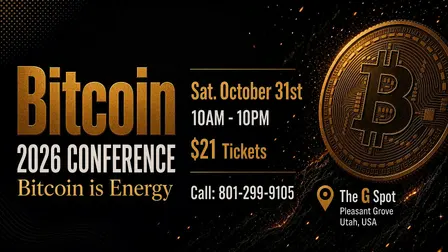 2026 Bitcoin Conference: Saturday October 31st