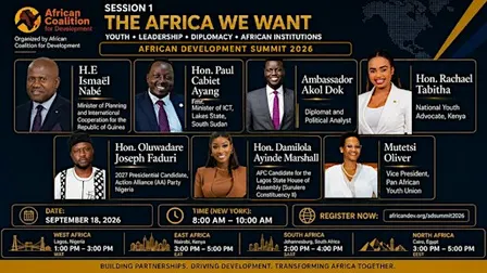 African Development Summit 2026 – Session 1: The Africa We Want