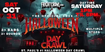 The Fright Crawl | St. Paul Halloween Day Bar Crawl 2026 | Sat, Oct 31