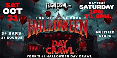 The Fright Crawl | York Halloween Day Bar Crawl 2026 | Sat, Oct 31