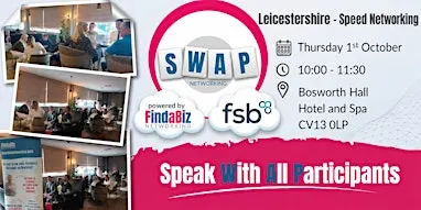 Findabiz & FSB SWAP (Speed) Networking - Leicestershire