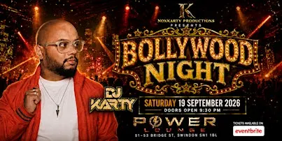 Swindon’s Ultimate Bollywood Night with DJ Karty