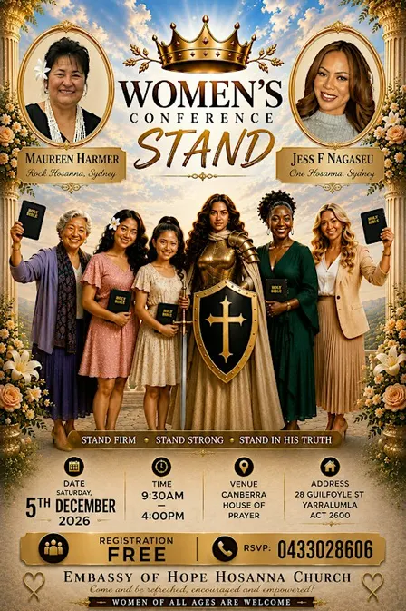 Women's Conference.  "STAND"
