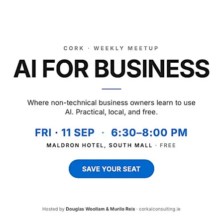 AI for Business, Cork Meetup
