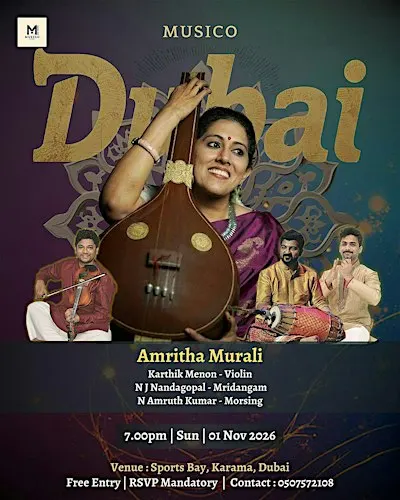 Amritha Murali - Live in Dubai
