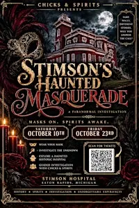 STIMSON'S HAUNTED MASQUERADE - Presented by Chicks & Spirits