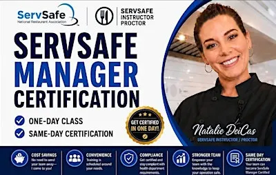 ServSafe Manager Certification Class – Washington, PA