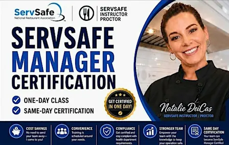 ServSafe Manager Certification Class – Washington, PA
