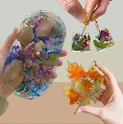 BRSHES, Pressed Flower Epoxy Resin Workshop - Autumn Inspired! Edinburgh