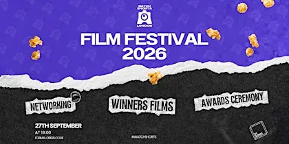 Watch Shorts Film Festival - Winners Screening with Awards & Networking
