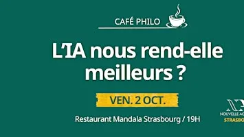 Café philo: l'IA nous rend-t-elle meilleurs?