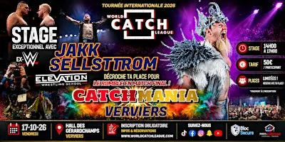 STAGE DE CATCH PROFESSIONNEL - ex WWE JAKK SELLSTROM