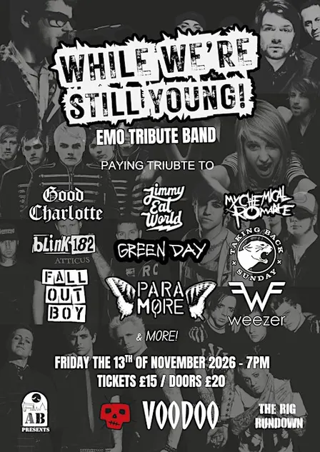 While We’re Still Young - Emo Tribute Band!