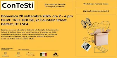 ConTeSti – Più lingue, più storie | Belfast · 20 settembre (famiglie)