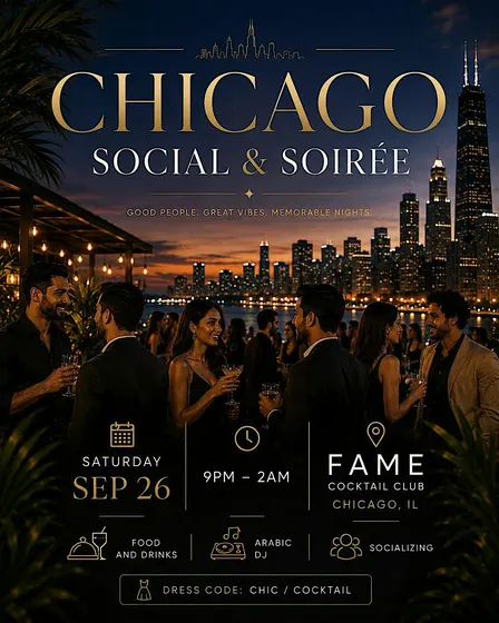 Habibi Social & Soiree in Chicago - Sep 26