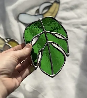Stained Glass Workshop - Monstera Suncatchers